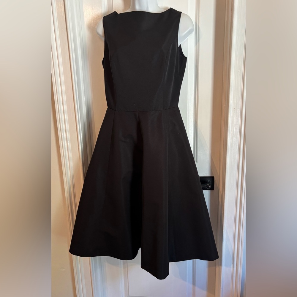 Isaac Mizrahi Black Midi Dress